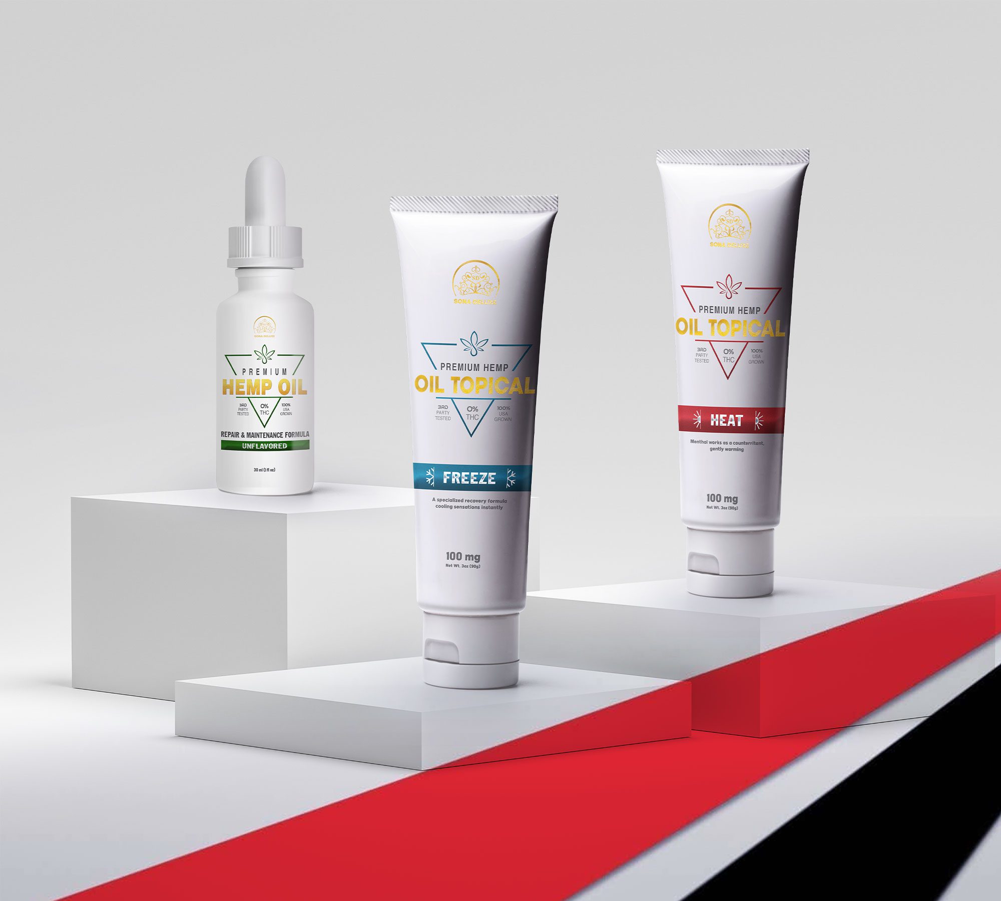 Project: Sona Deluxe Hemp Oil Products