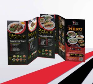 Project: Viet Fast Food Menu Design