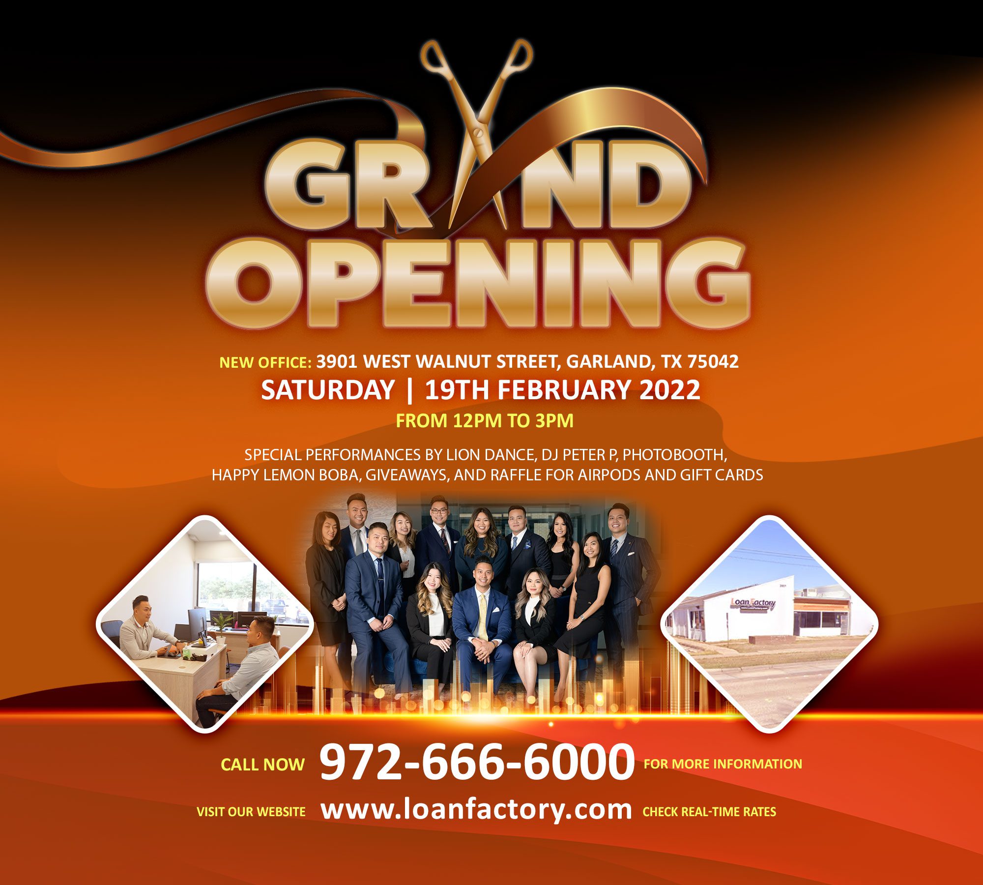 Project: Loan Factory New Location Grand Opening