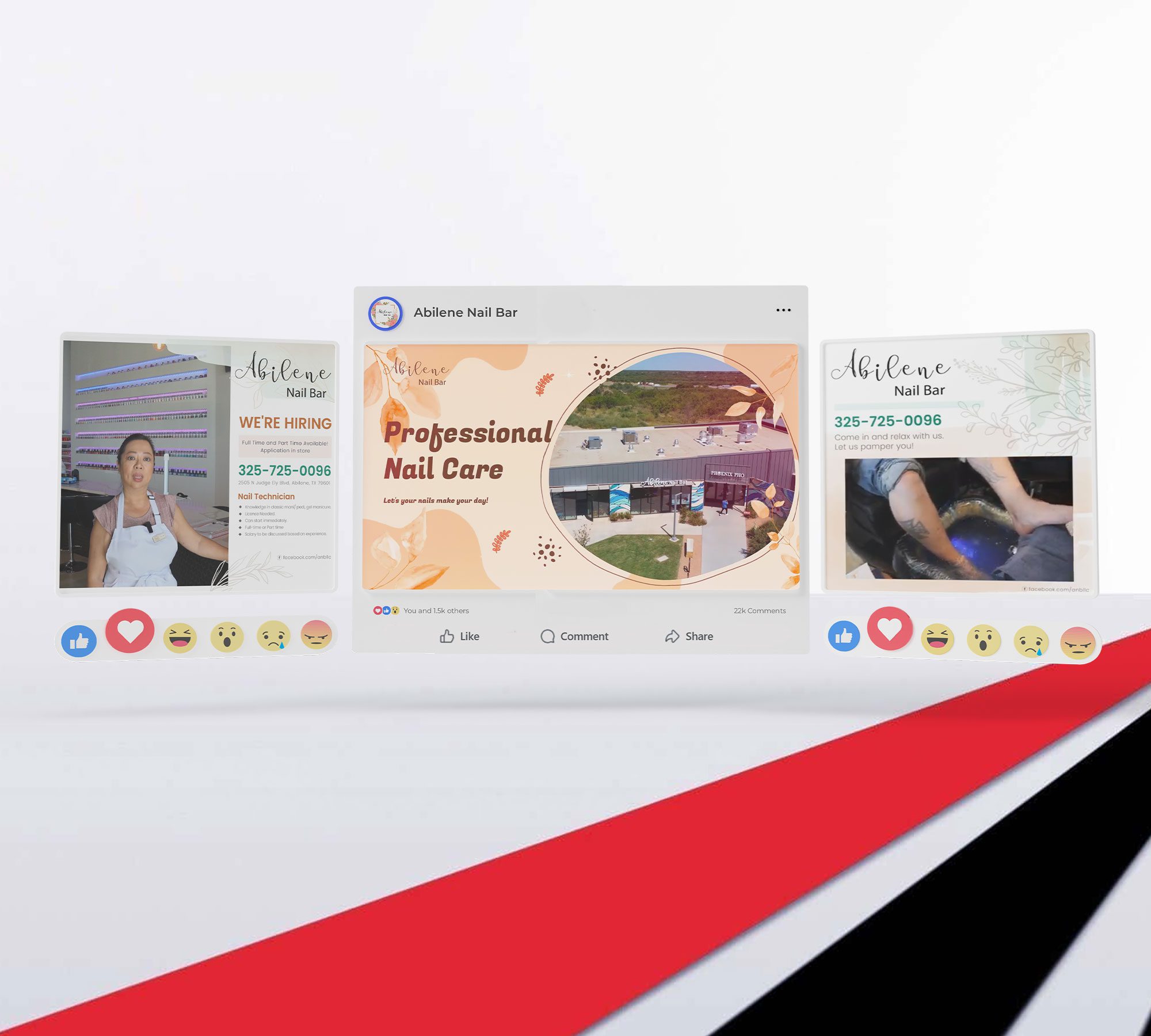Project: Abilene Nail Bar Social Media Videos