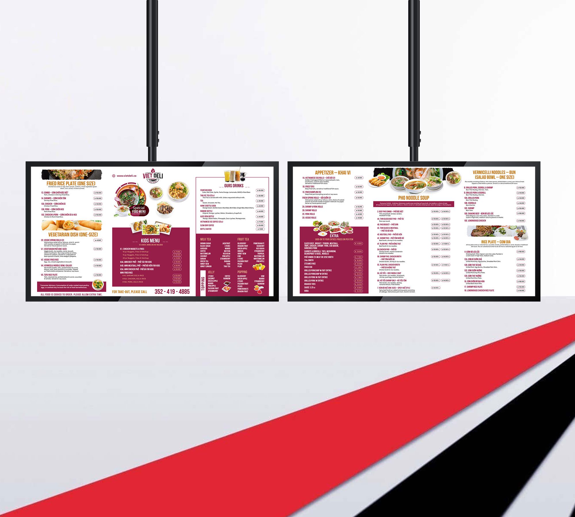 Project: Viet Deli Menu Design